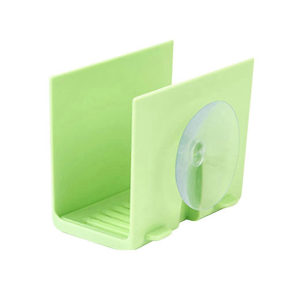 Plastic Drain Rack Suction Cup Basket for Kitchen Sponge Storage 2Pcs