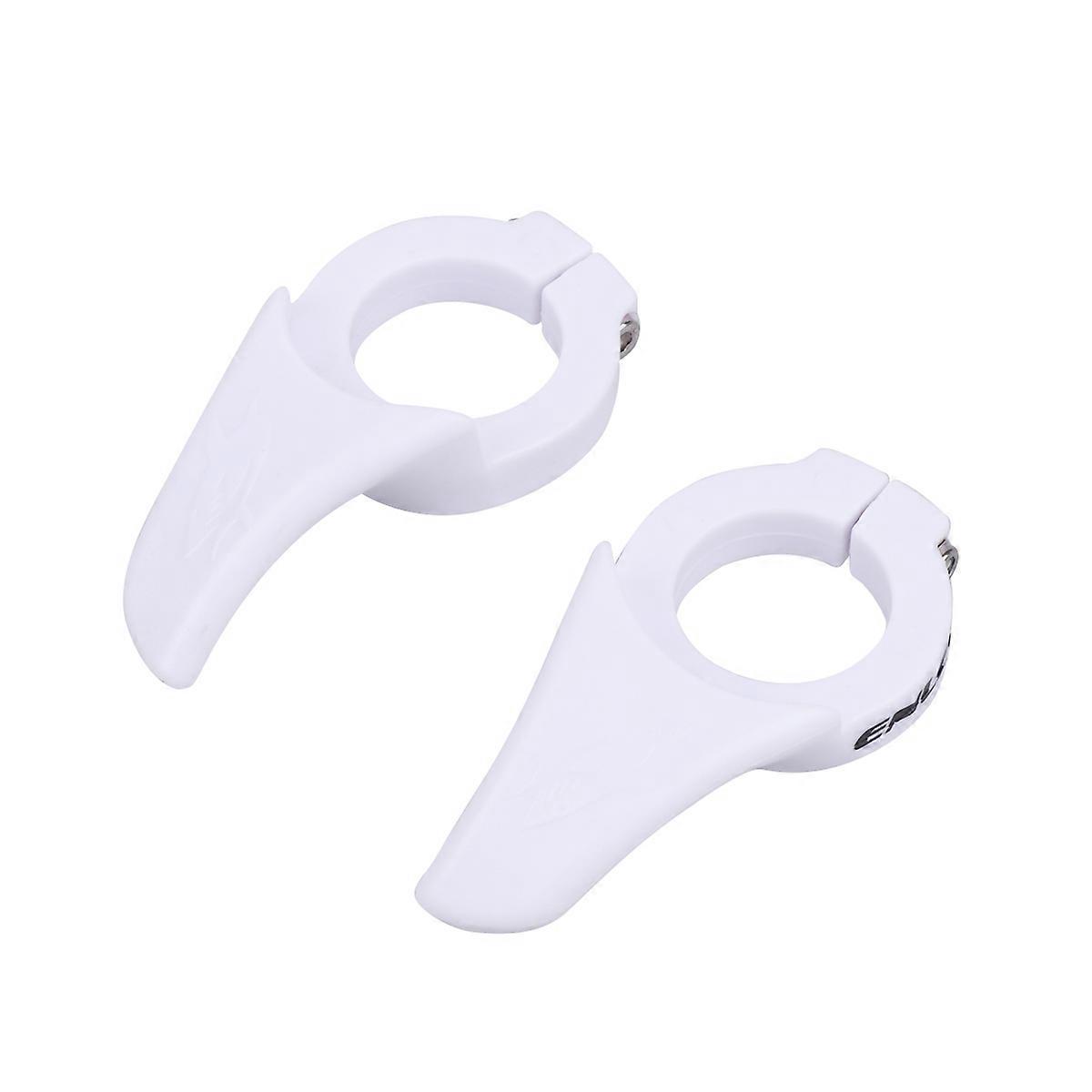 Fixed Gear Bike Handlebar Accessories For Mountain Biking Firm And Steady White 1 Pair