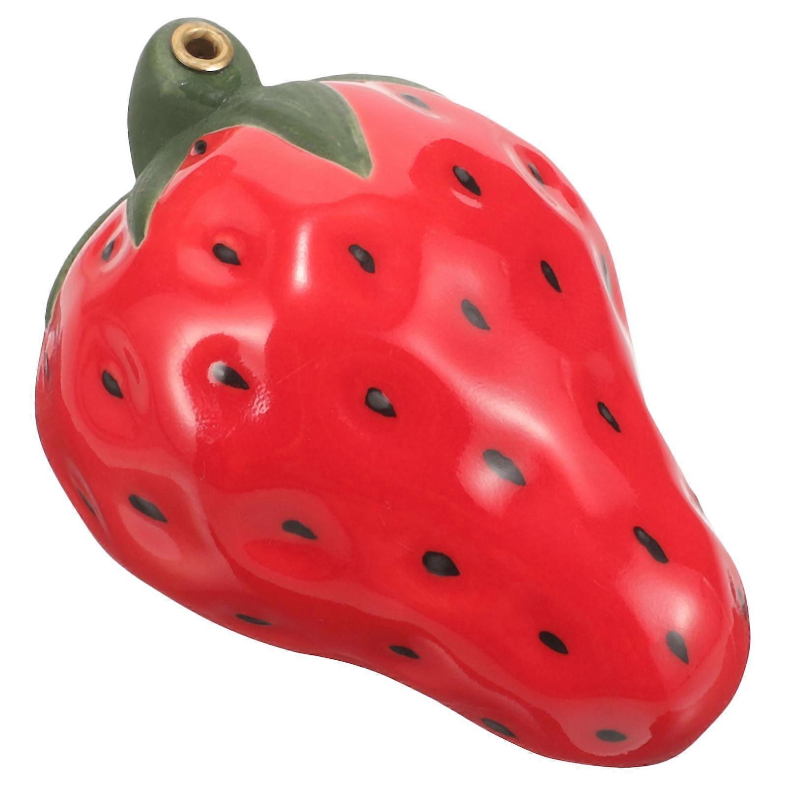 Ceramic Incense Stick Holder Strawberry Incense Holder for 4Pcs
