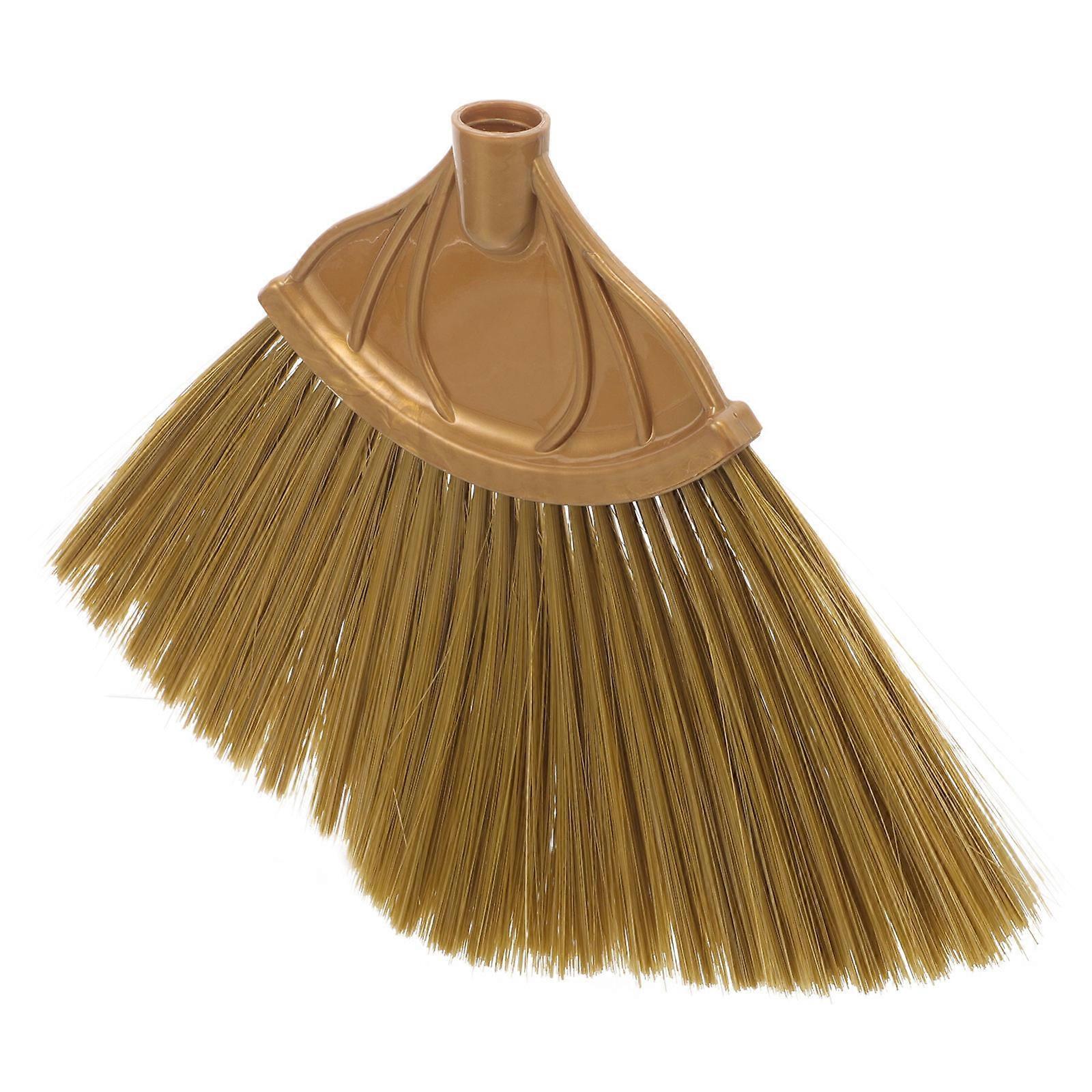 Household Broom Head Replacement for Cleaning Push Broom 2Pcs Brown