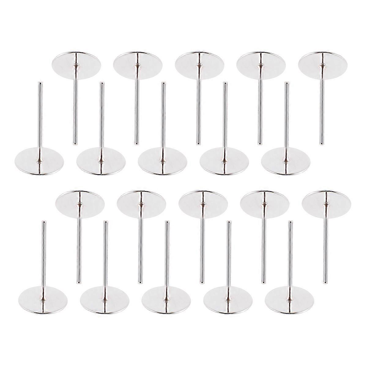 Silver Ear Studs for Wearing 400Pcs Basic Round Ear for Female