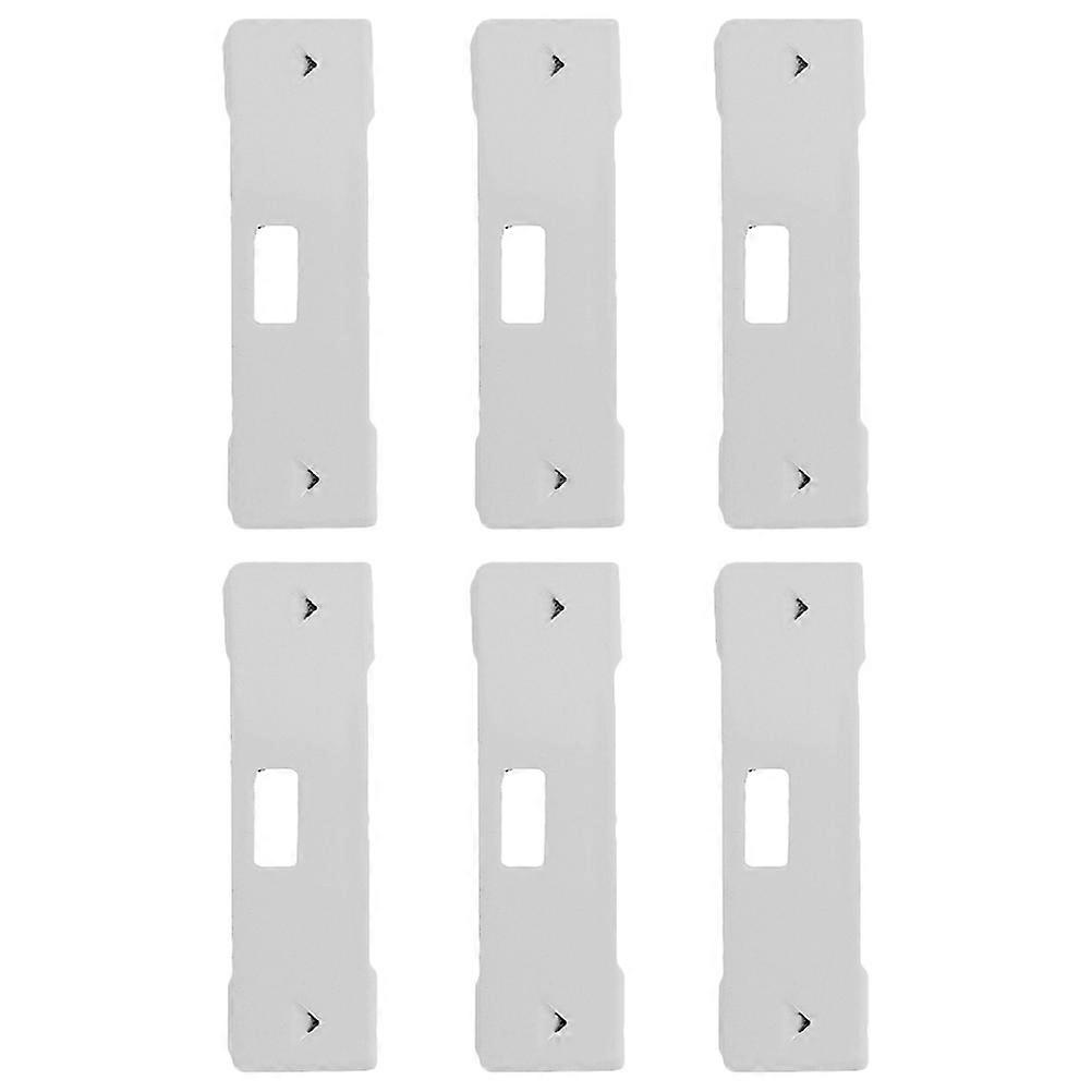 Vertical Blind Repair Tabs For Replacement Of Vertical Window Shades Slats 24 Pcs Easy Installation DIY Users White