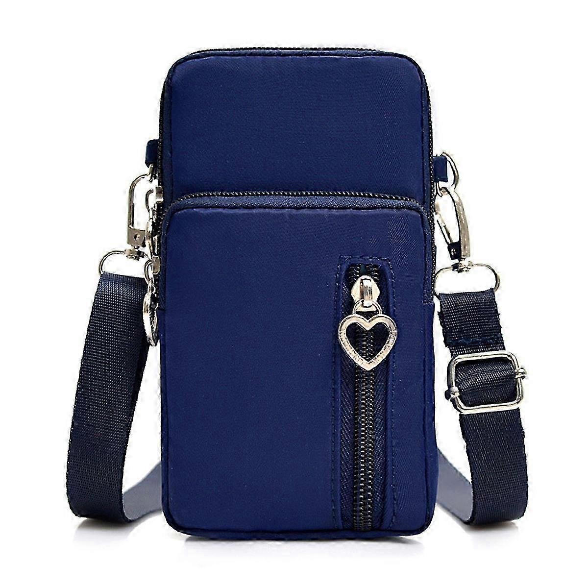 25-26 Shoulder bag - large solid dark blue