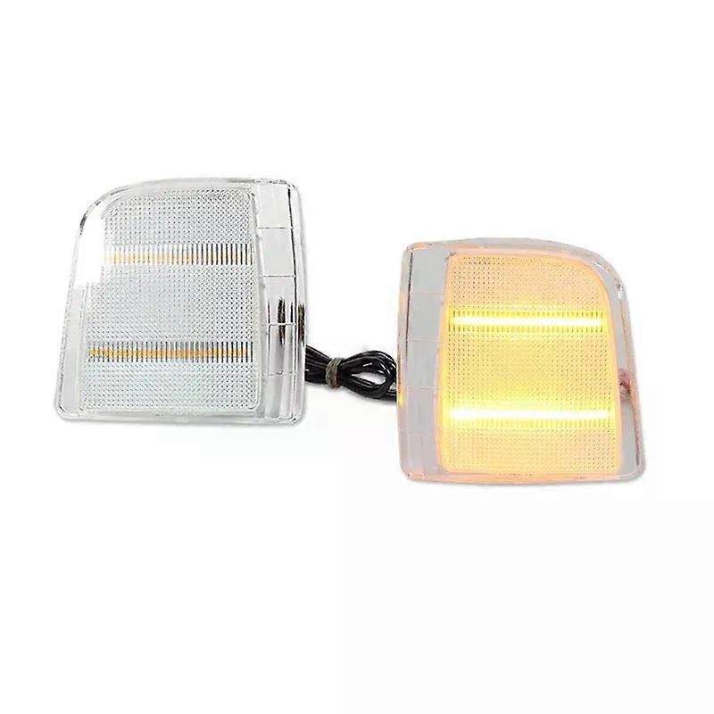 Apply Amber/White LED Front Corner Side Marker Light Assemblies For Chevrolet Astro For GMC Safari 1995-2005 Turn Signal/Parking Light