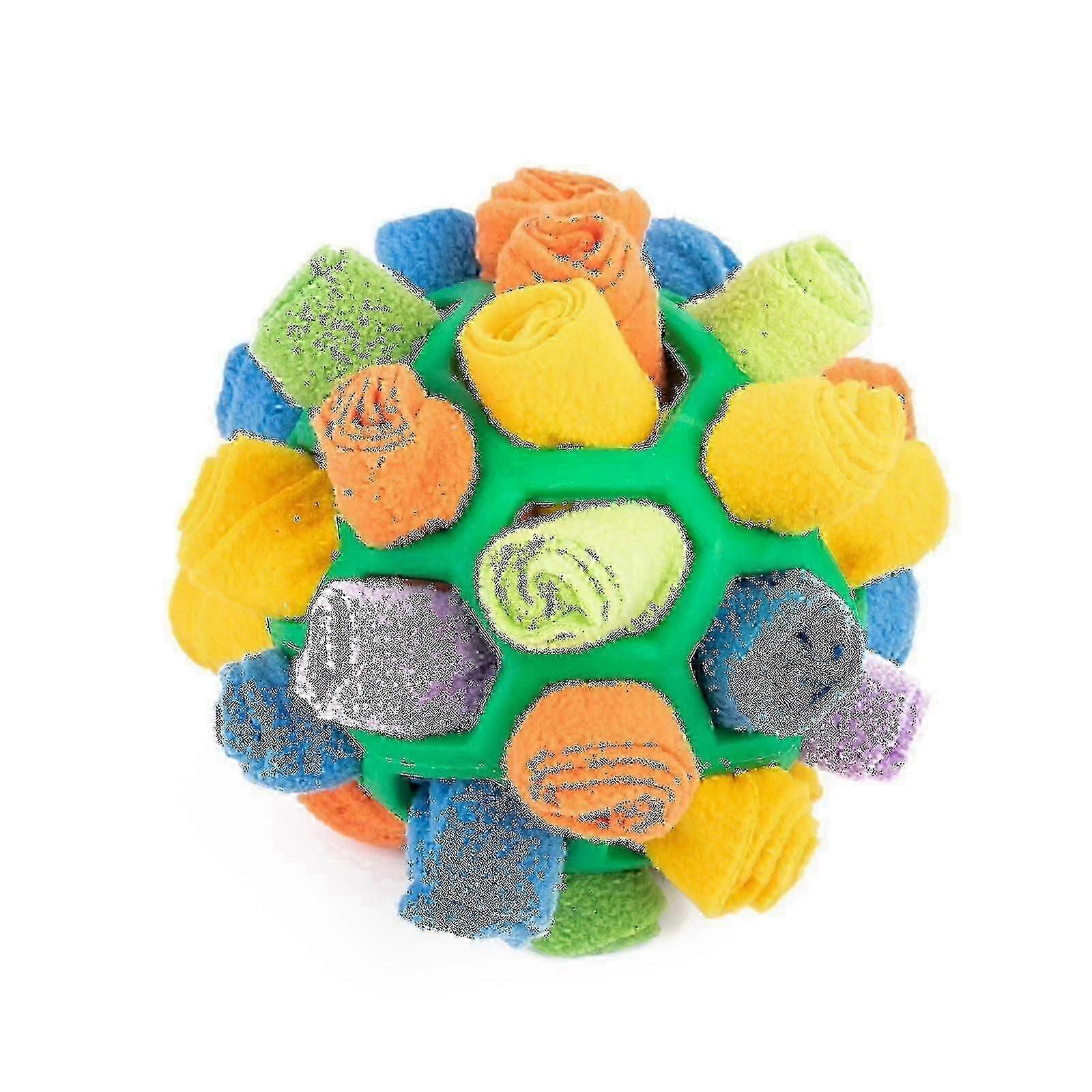 Dog Snuffle Ball Toy: Portable, Foraging Skills Encouraged, Slow Feeder Training