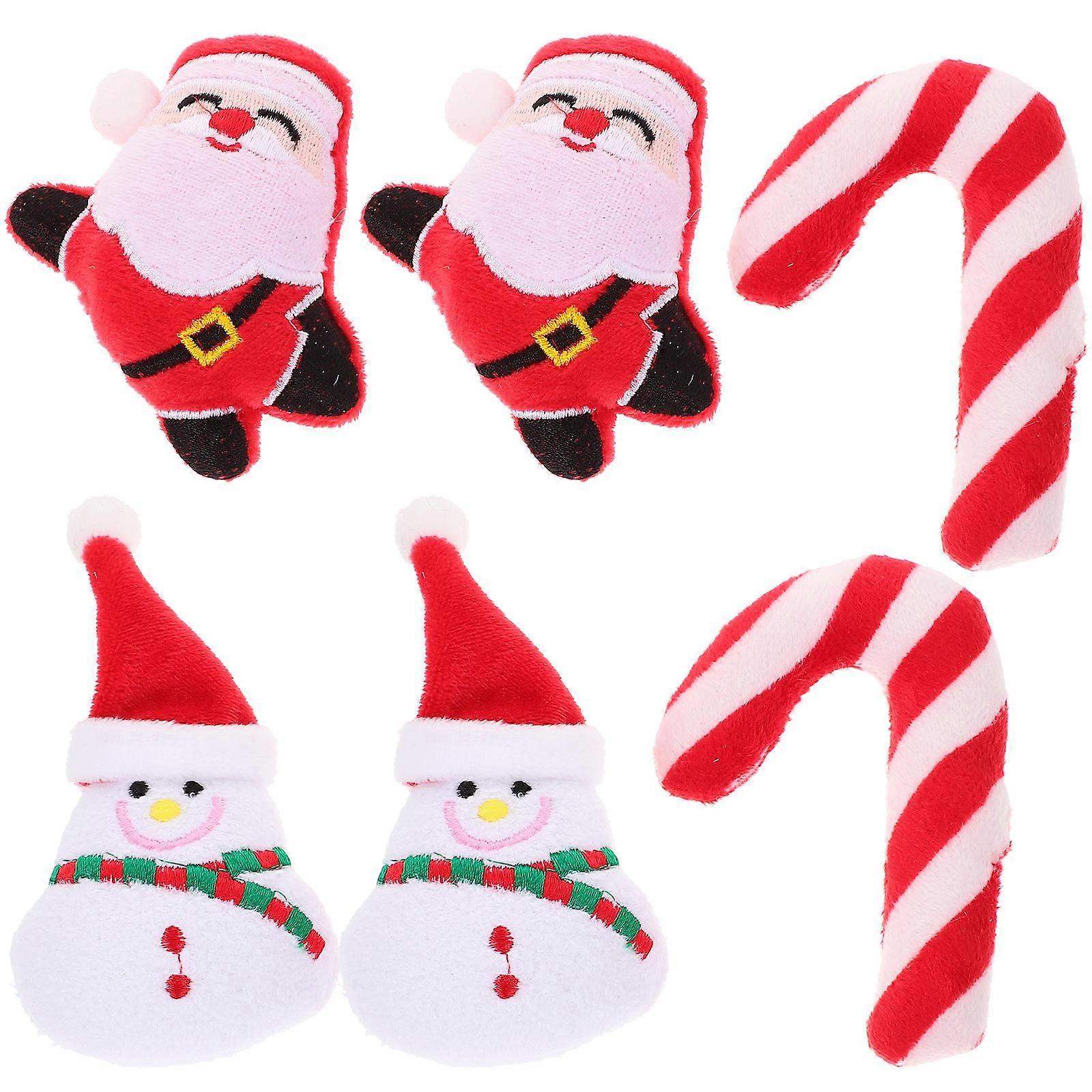 Catnip Christmas Cat Toy Plush Bite Resistant Cat Chew Toy 12Pcs