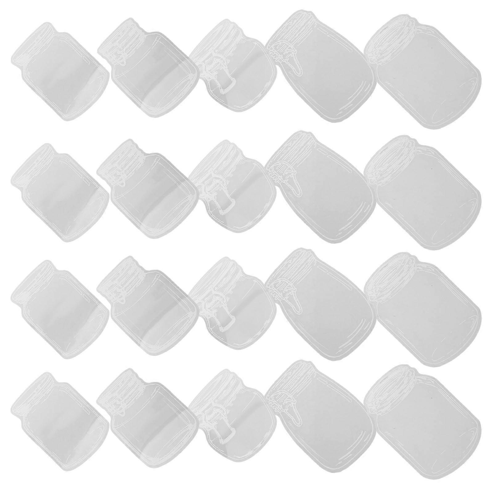 Fade-Proof Transparent Dried Flower Bookmarks Crafted From PET Material Suitable For Personal Use And Gifts 20Set