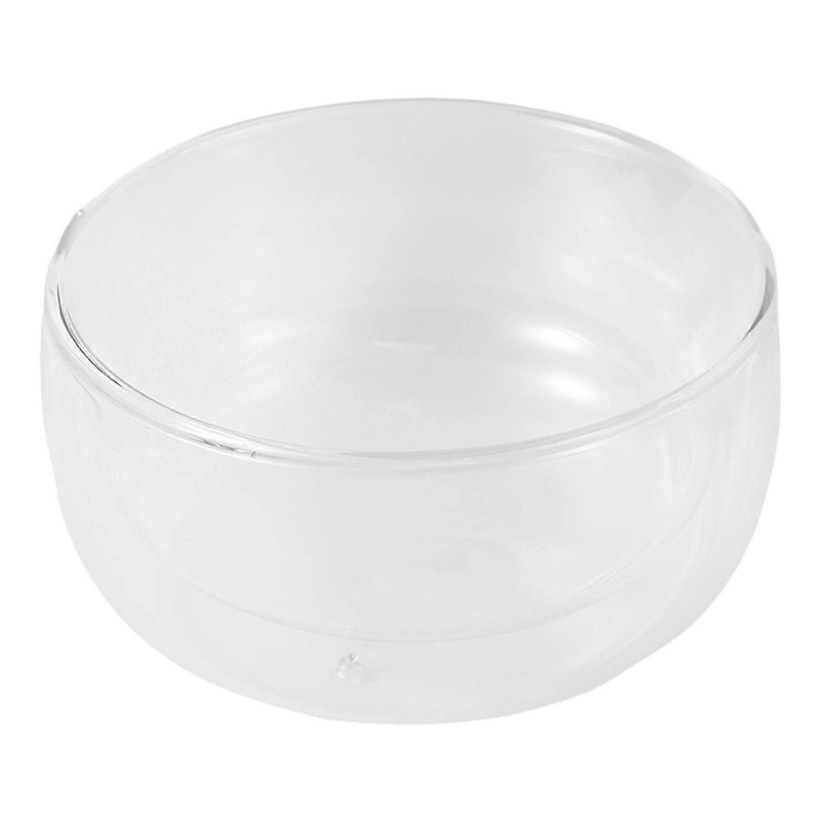 Transparent Crystal Bowl for Ice-Cream Dessert 2Pcs Tableware Bowls