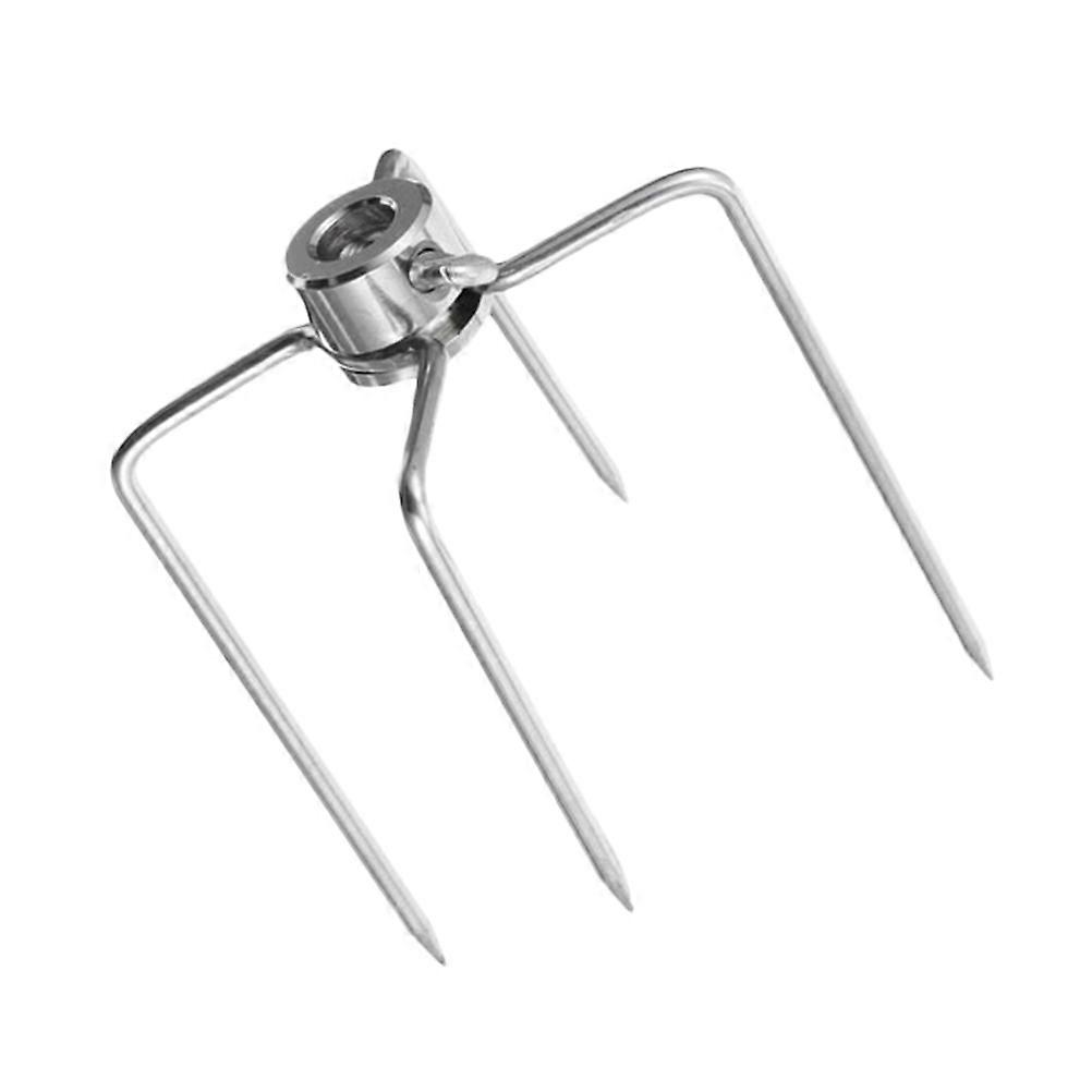 Rotisserie Spit Fork Grill Tool Perfect For Backyard Grill And Camping 4.7X2.8X2In 1Pack