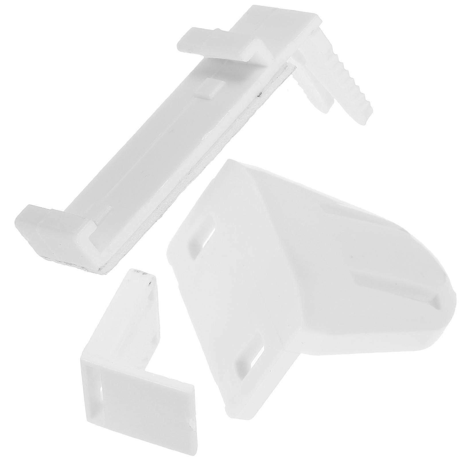Roller Shade Parts Curtain Fitting Holder for Replacement 50Sets White
