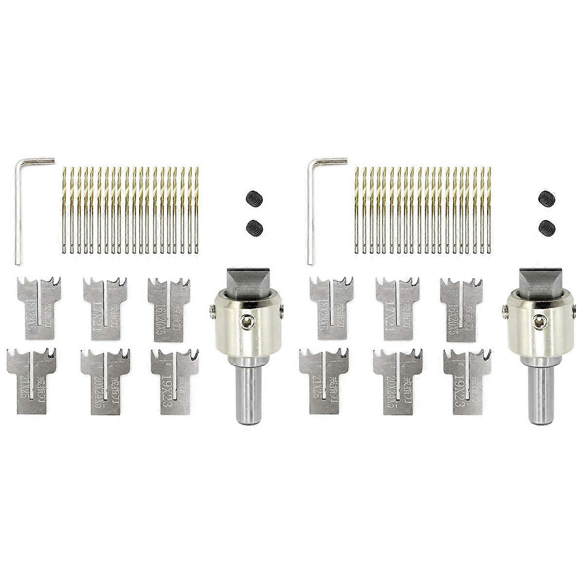 30 PCS Ring Drill Bit Set, 16-21mm Blades Ring Maker Bead Drill Bit