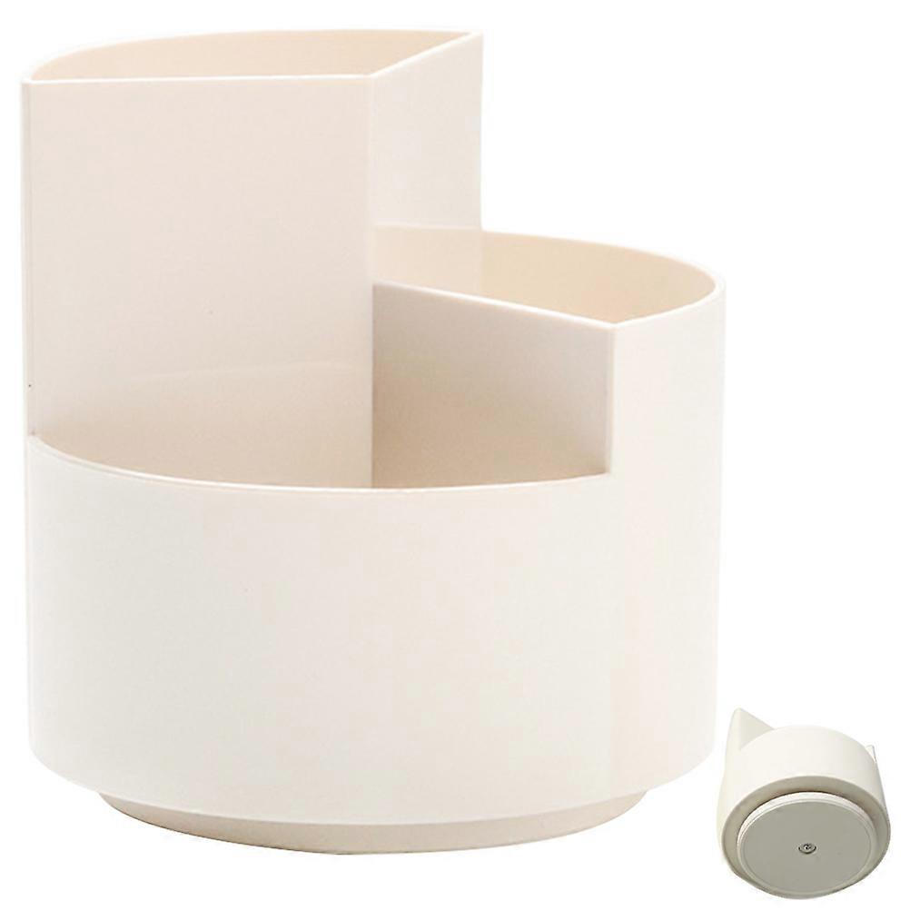 Desktop Storage Box Rotating Pen Holder for Home 2Pcs Set