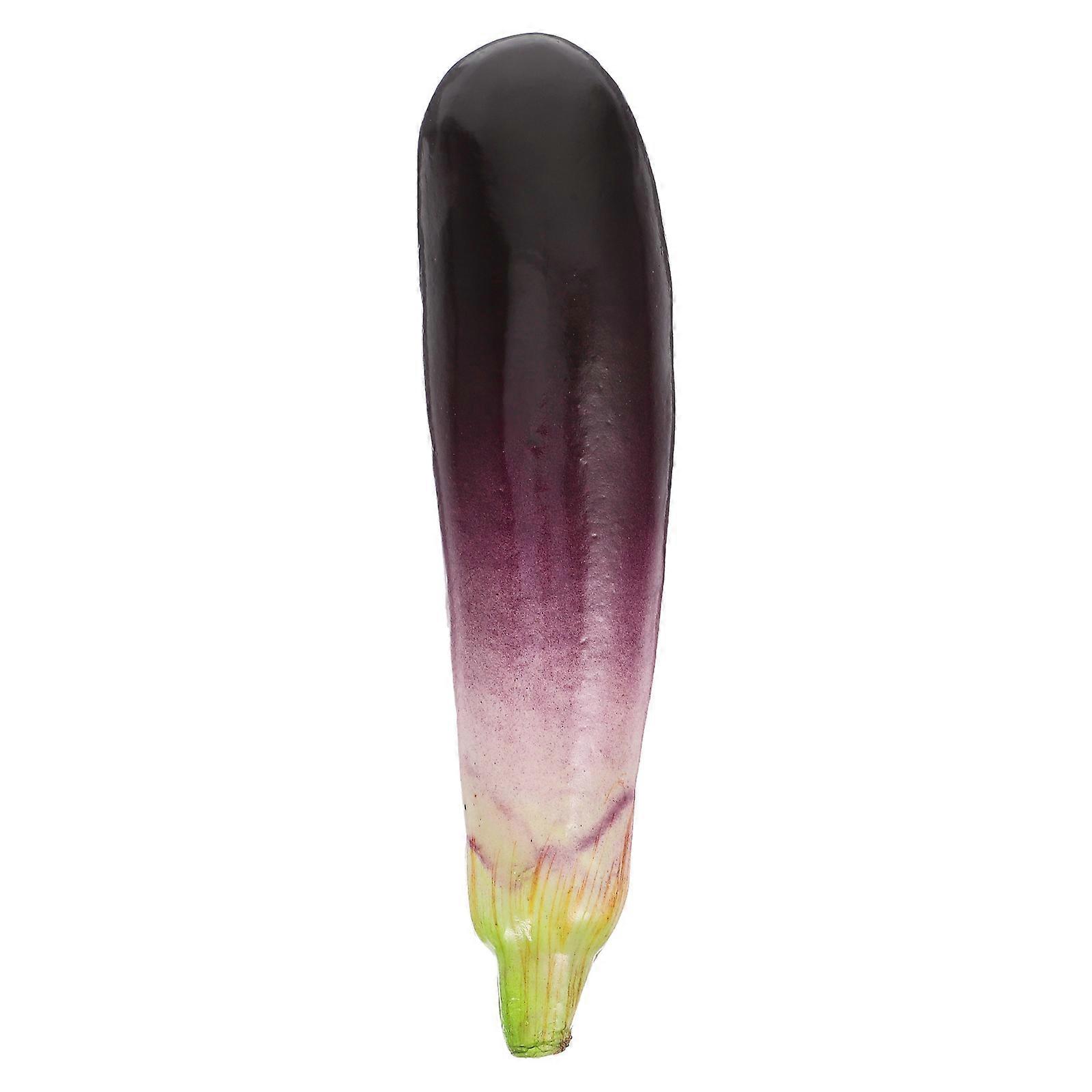 Faux Vegetable Artificial Eggplant for Decoration Realistic Model