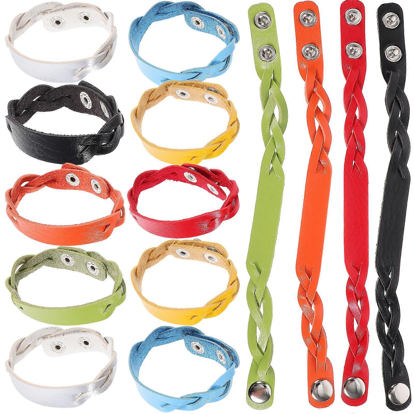 Adjustable Braid Bracelet 42Pcs Blank Engraving Bracelet Collection