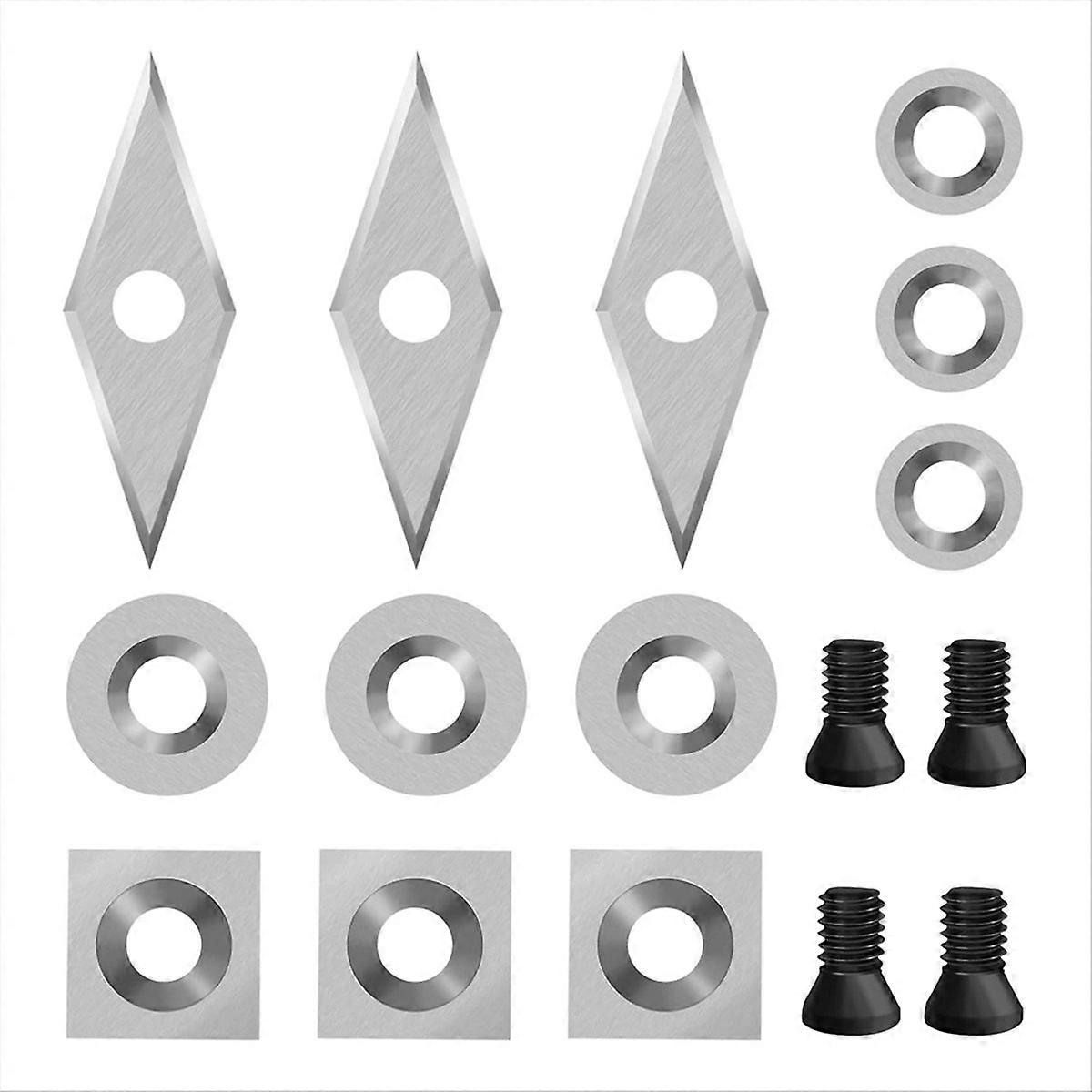 12PCS Carbide Lathe Tools. Carbide Tips. Hand Held   Wood Turning Tools Assortment Set