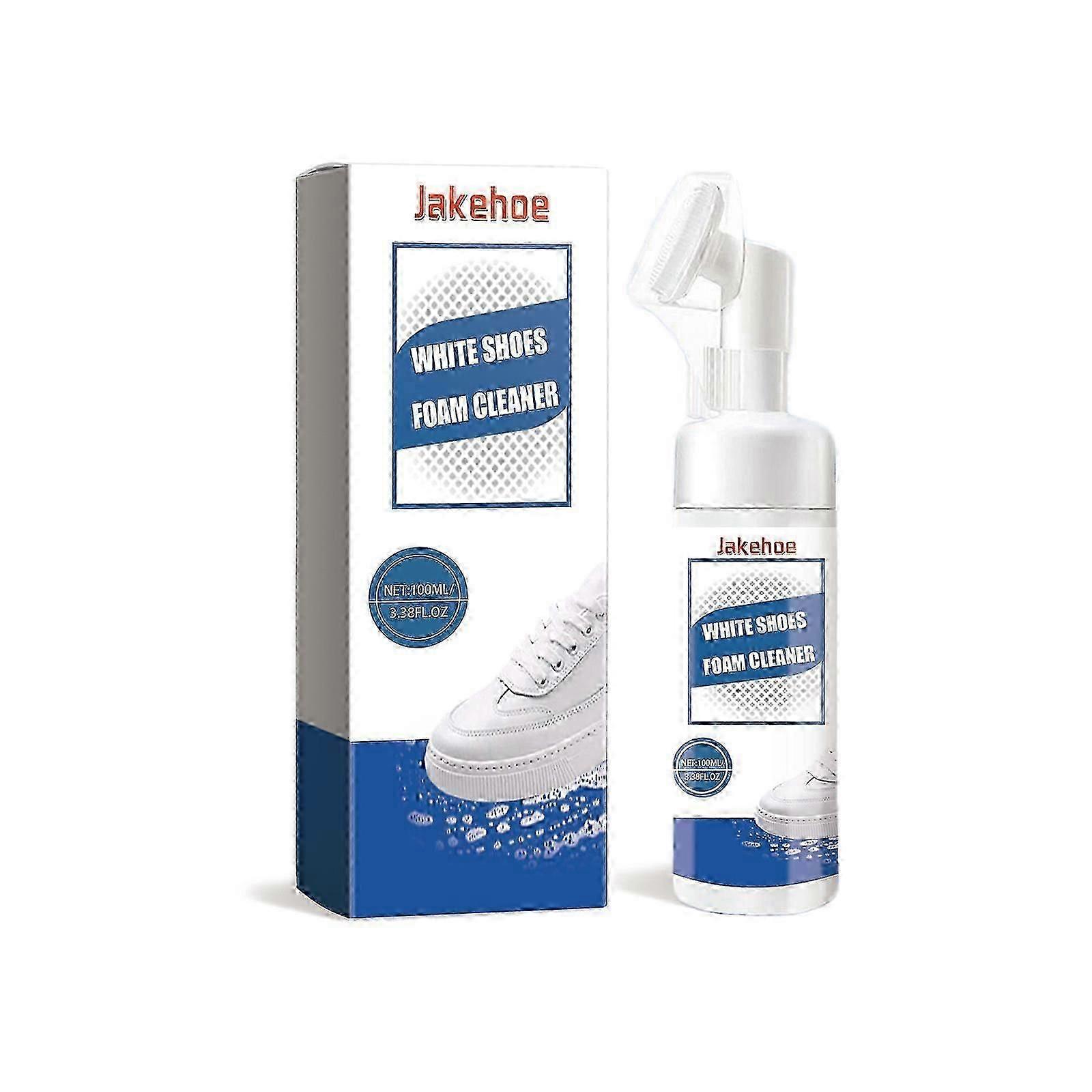 Nettoyant mousse multifonctionnel pour chaussures blanches - Élimination et entretien des taches, 100g