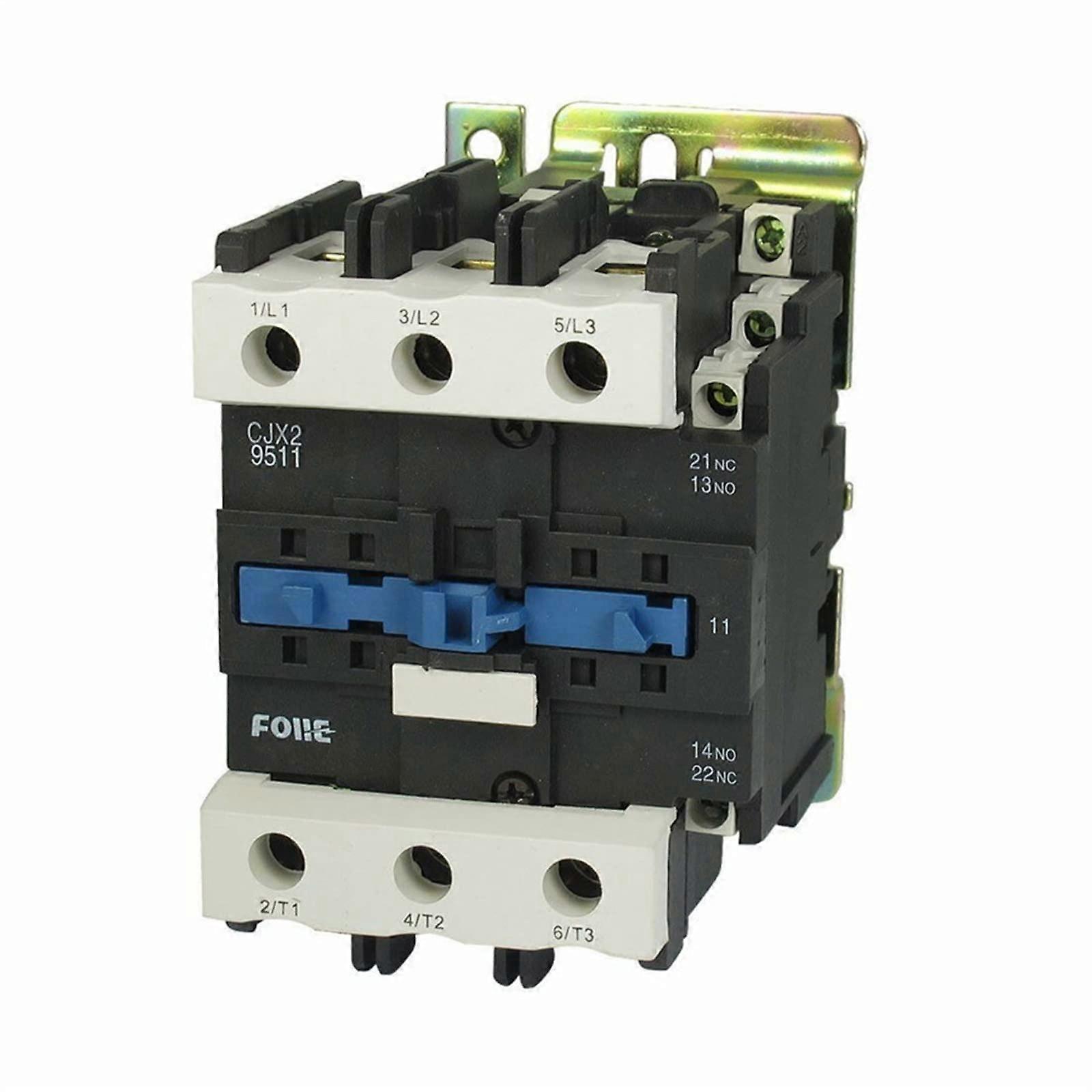 Electromagnetic switch AC Contactor, 1NO+1NC, 3Phase, 24V/110V/220V, Silver Point