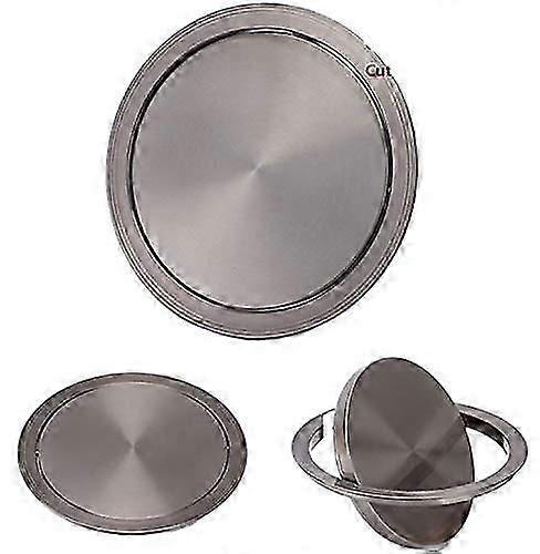 Flush Recessed Trash Bin with Stainless Steel Swing Lid