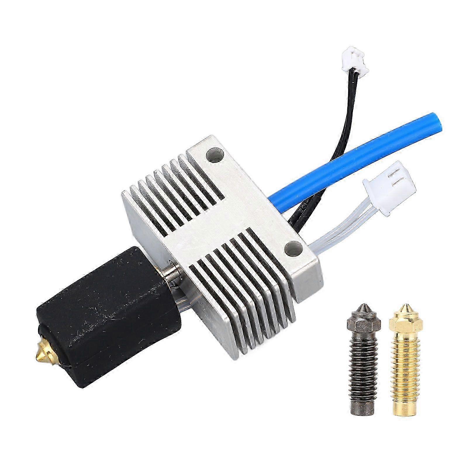 Extruder Hot End Kit All Metal Head Heating Block 0,4 mm mässingsmunstycke för Neptune 4 Plus 4 Maximum 3D-skrivartillbehör