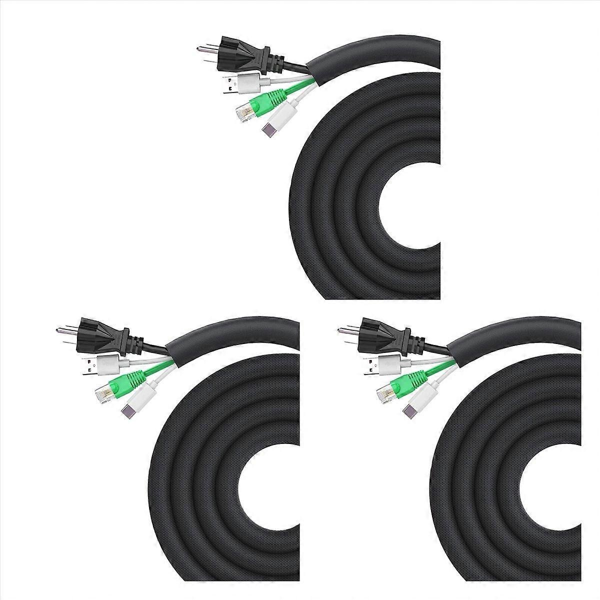 Dog and Cat Cord Protector 10ft ,Cable Sleeve 1/2inch