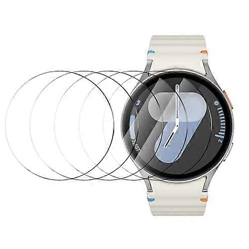 Screen Protector 4Pack for Compatible Galaxy Watch 7/6/5/4 40mm 9H Tempered Glass AntiScratch Bubble Easy Install