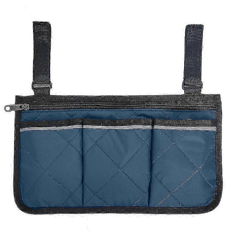 منظم حقيبة كرسي متحرك مع جيوب ، حقيبة تخزين جانبية للكراسي المتحركة ، حقيبة جانبية عالمية مقاومة للماء لمسند الذراع للكرسي المتحرك الكهربائي ، سكوتر التنقل ، R