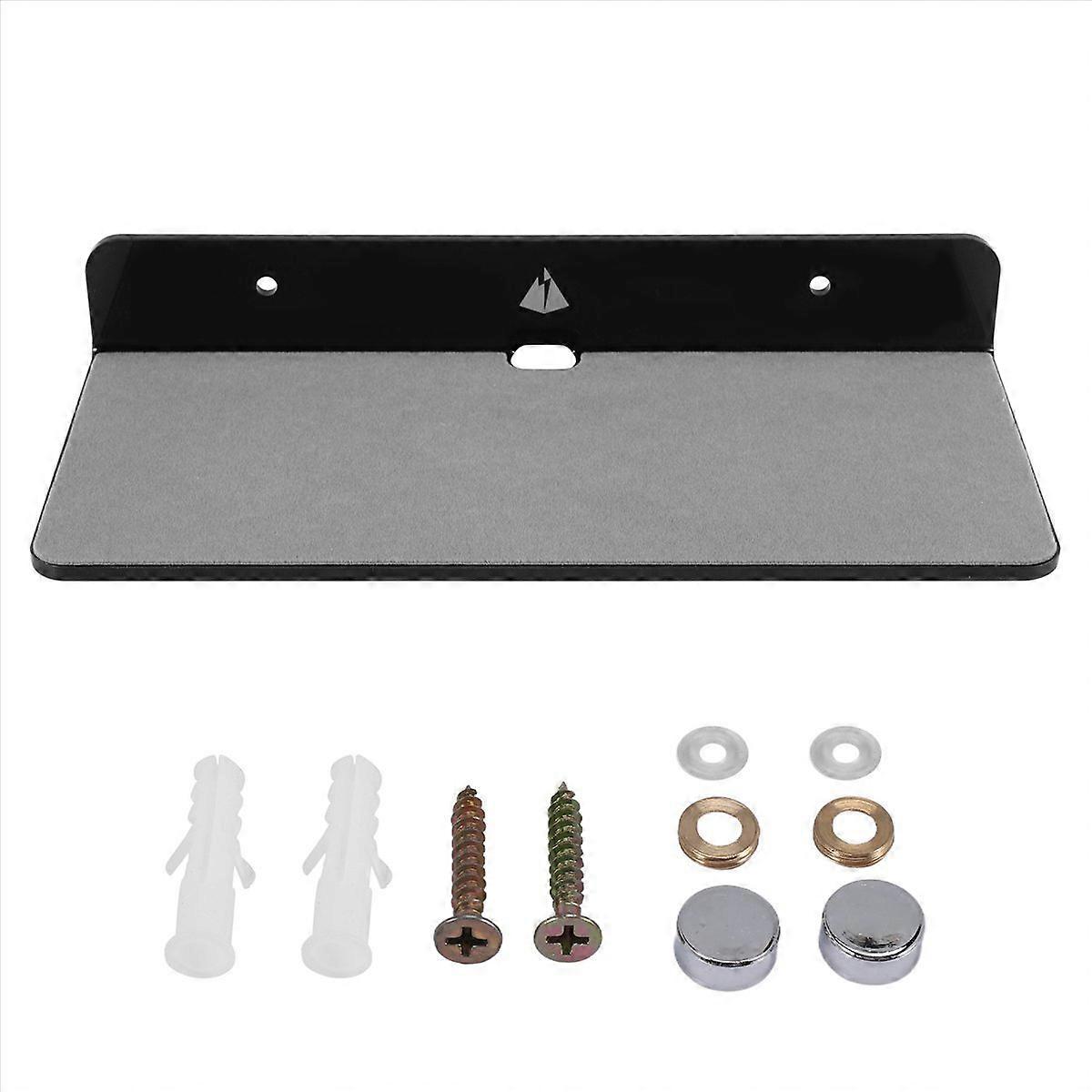 Acrylic Wall Mount Display Shelf for Bluetooth Speaker, Webcam-Black