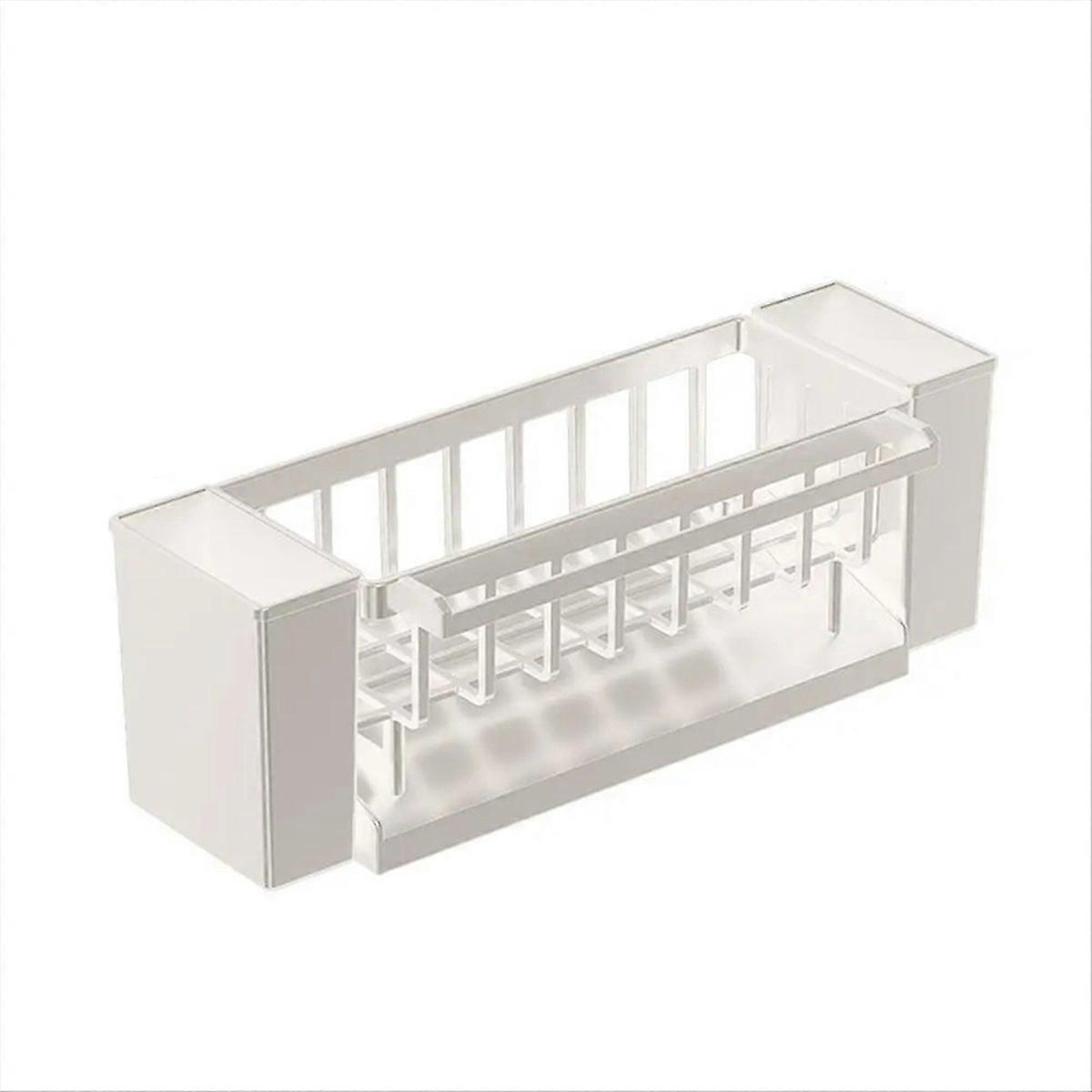 filter basket Kitchen Sink Drain Rack white