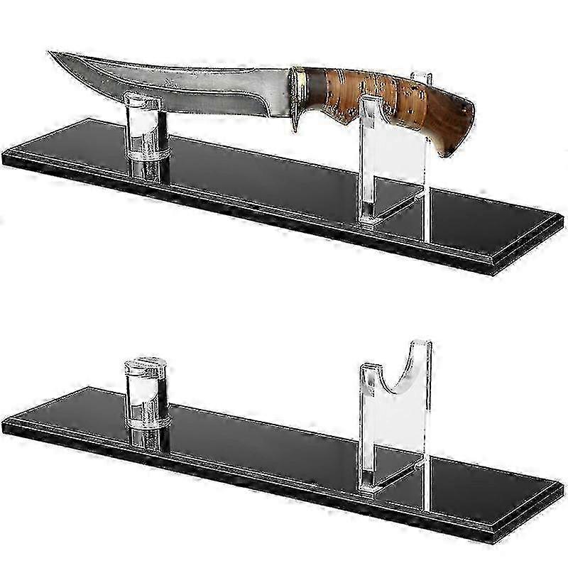 Knives Display Holder Knives Display With Support Frame Knives Collection Display Acrylic Knives Desk Display Stand For Hunting