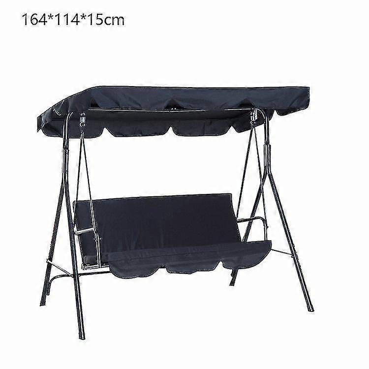 屋外の中庭防水カバー用の3人乗りスイングシートキャノピー