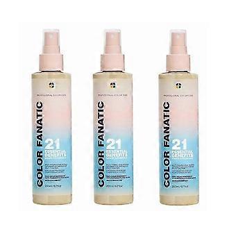 1-3x Color Fanatic Multi-tasking Leave-in Hair Spray For Color-treated Hair, Leave-in Heat Protectant Treatment, Sulfate-free Vegan, 200ml