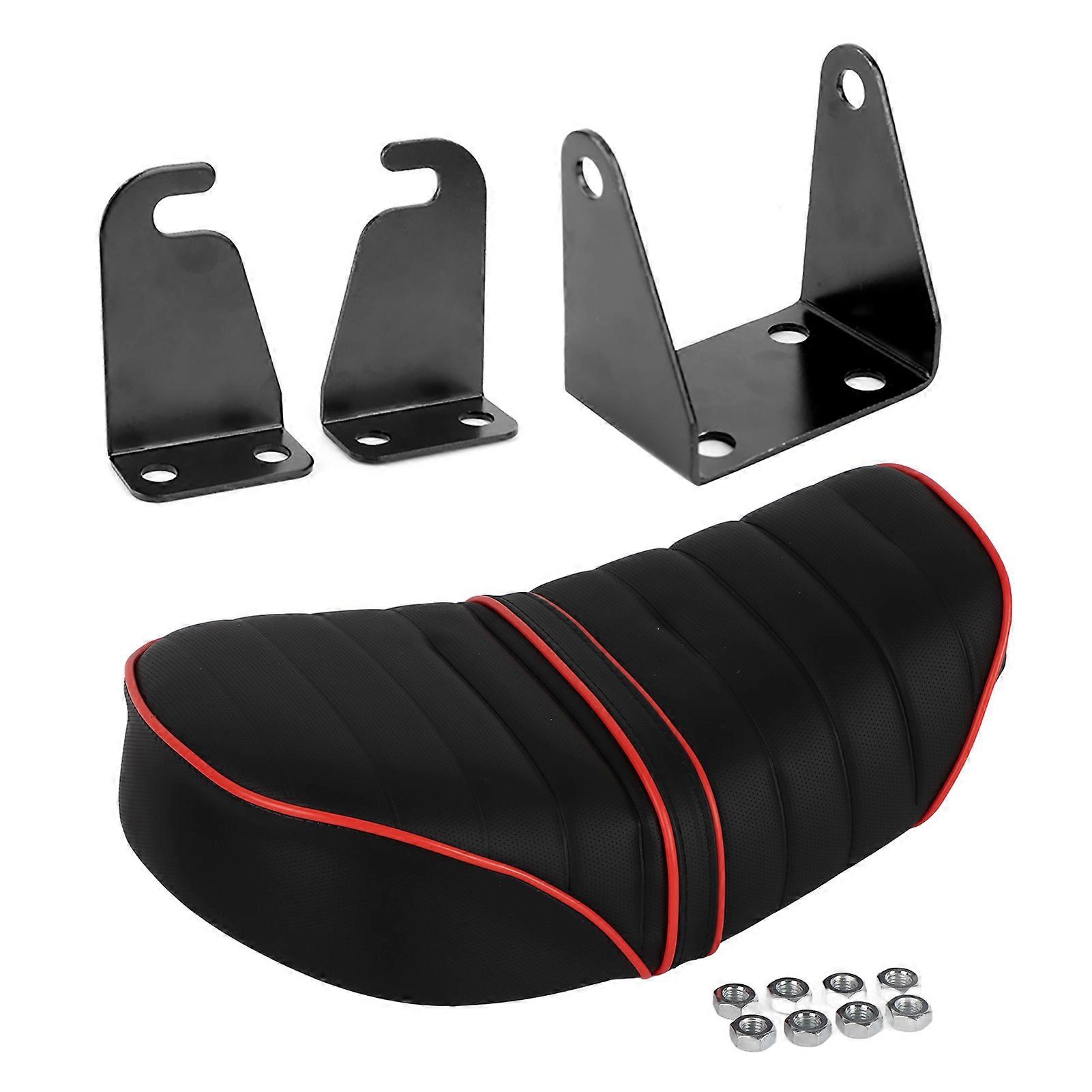 Saddle cushion for G50F motorcycle - retro leather seat