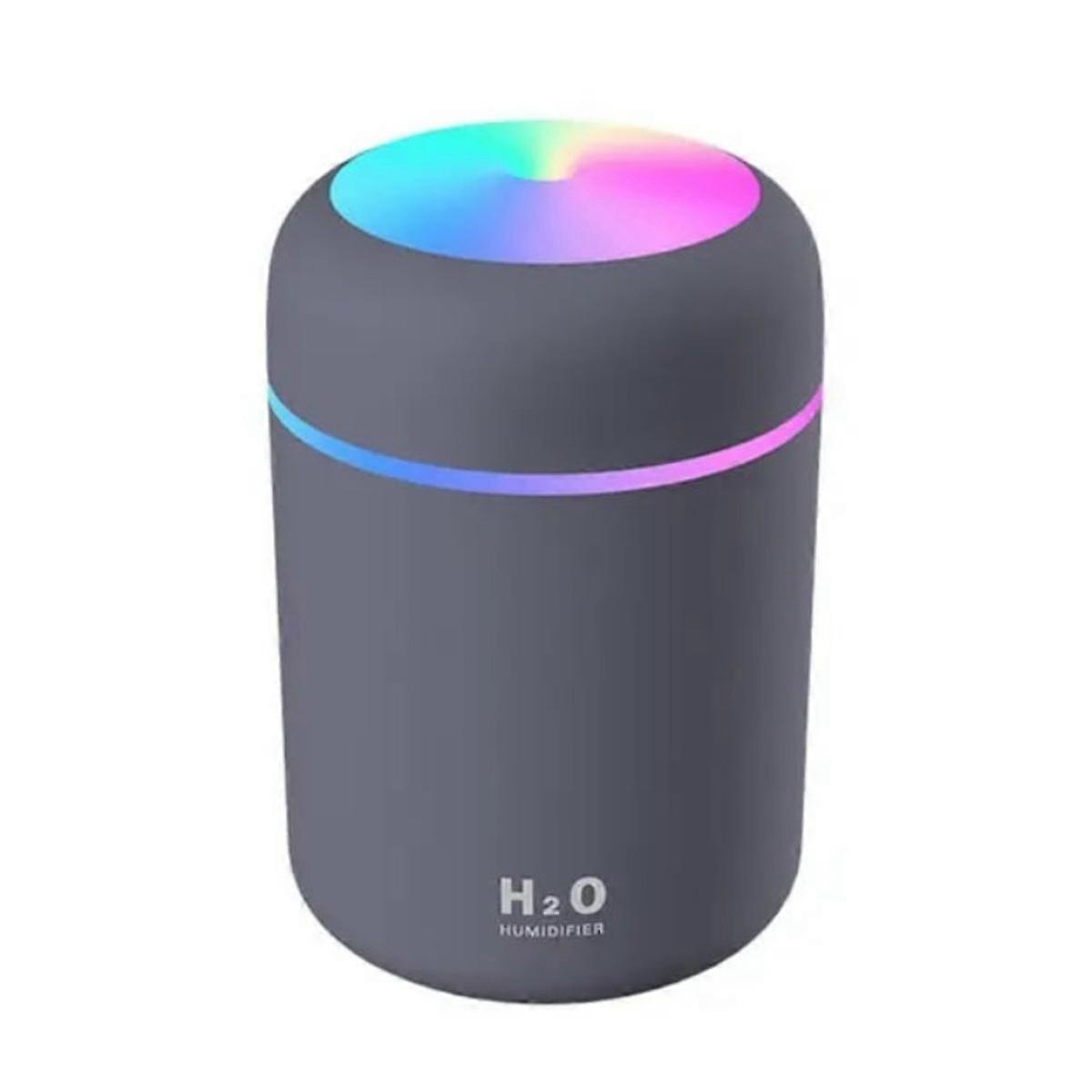 300ml USB Mist Humidifier with 7 Colors Light for Home, Office, Car