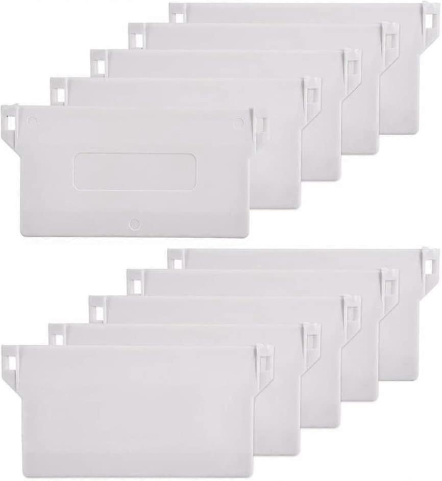 Vertical Blinds Slats, Vertical Blind Bottom Weights Slats Venetian Blind Spares Accessories for Windows Without Vertical Blind Chain 89mmWhite 10 Pie