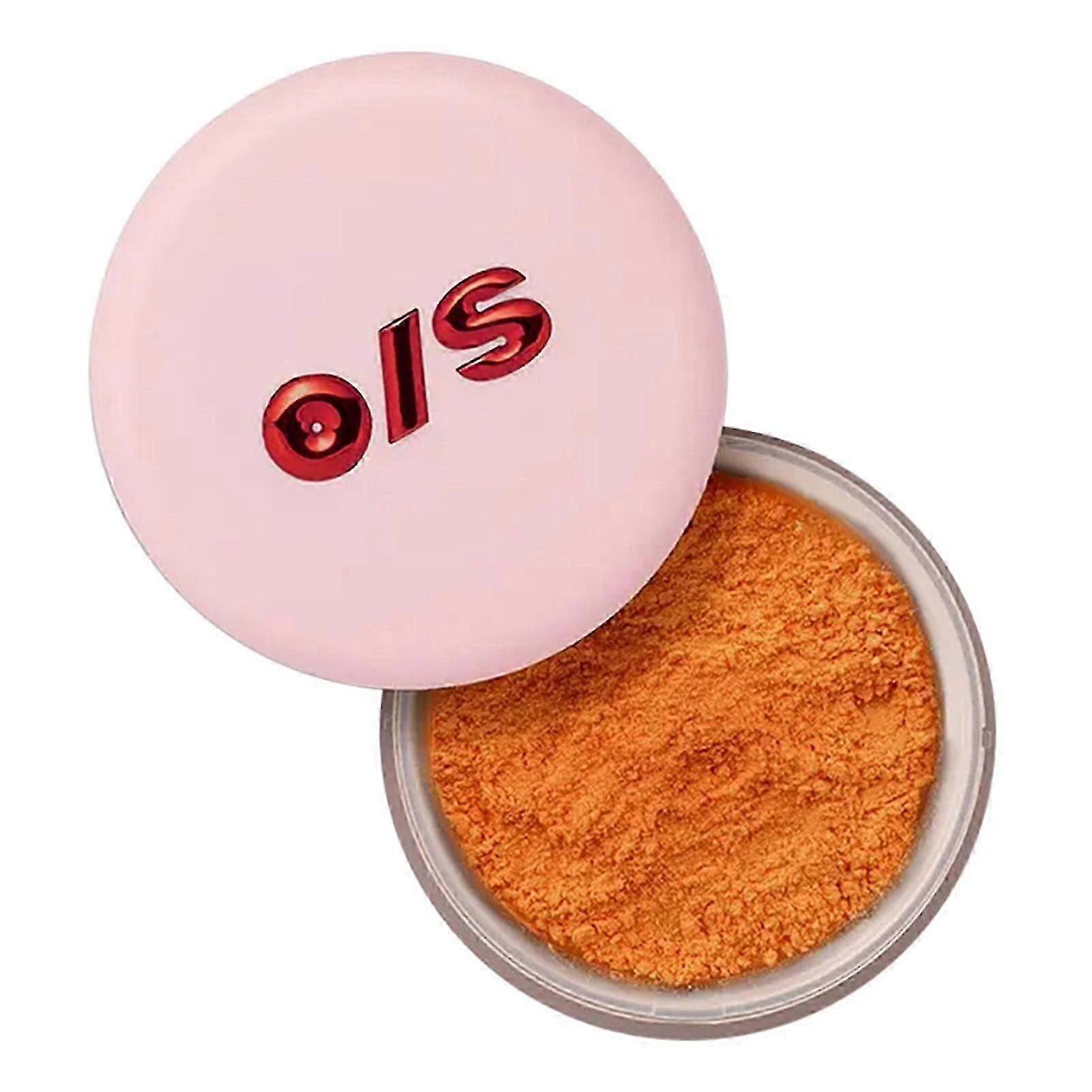 O / S 7 ألوان طمس إعداد مسحوق مسحوق تشطيب ماكياج وردي للغاية 80 جرام التحكم في الزيت وتقليل المسام