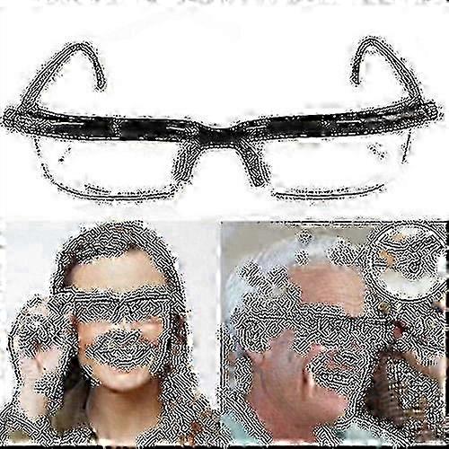 Adjustable Eye Glasses Dial Vision Variable Focus Eyewear Distance Reading