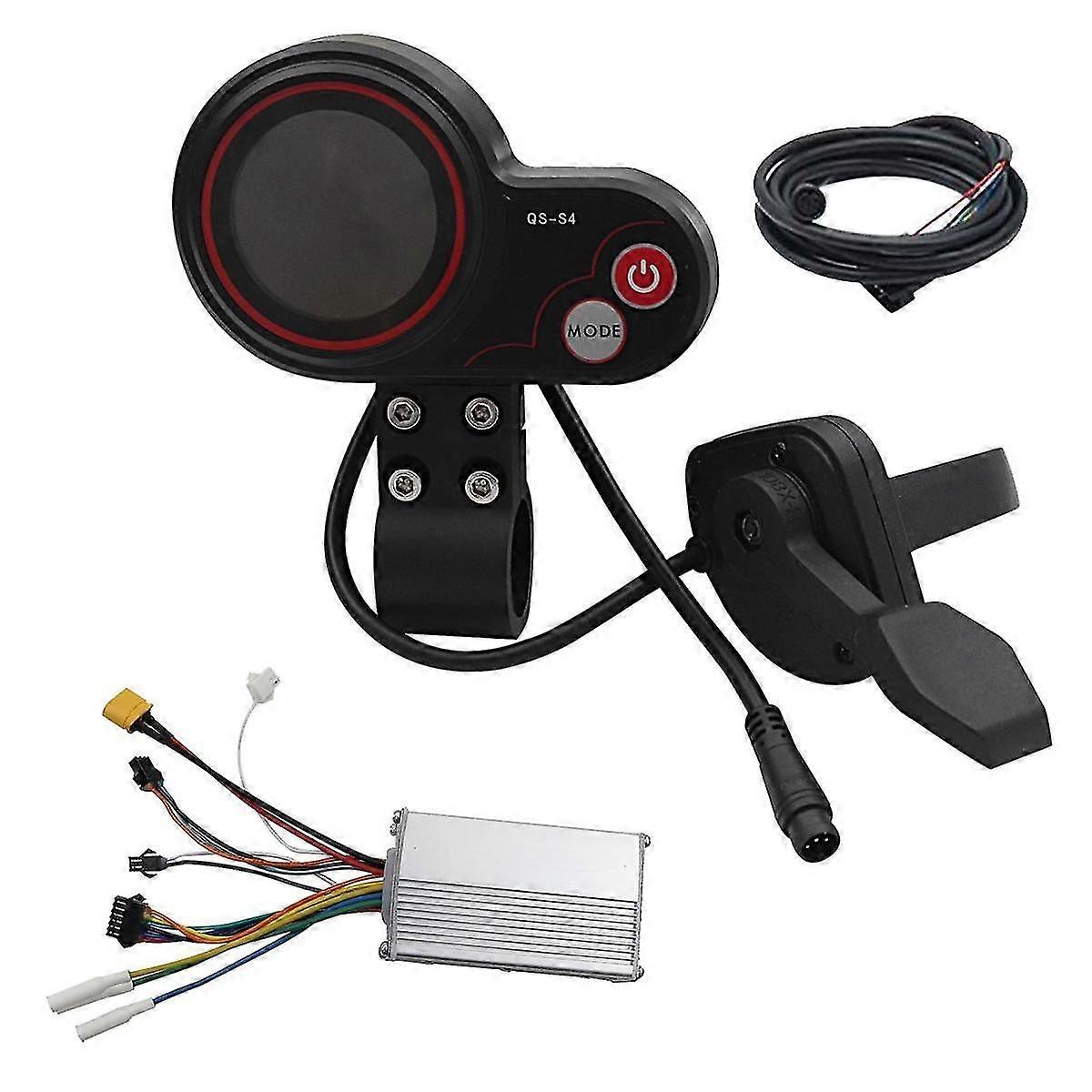 36v-60v Qs-s4 Thumb Throttle Lcd Display Kit+48v 800w Controller For Zero 8 9 10 8x 10x Electric Sc