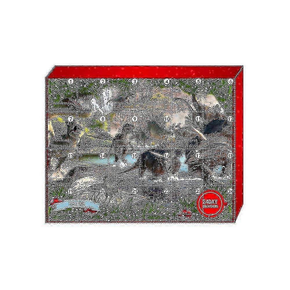 Χριστουγεννιάτικο ημερολόγιο Blind Box Χριστουγεννιάτικο τρένο Ατμόσφαιρα Παιχνίδι Χριστουγεννιάτικο δώρο Ένα @bugu