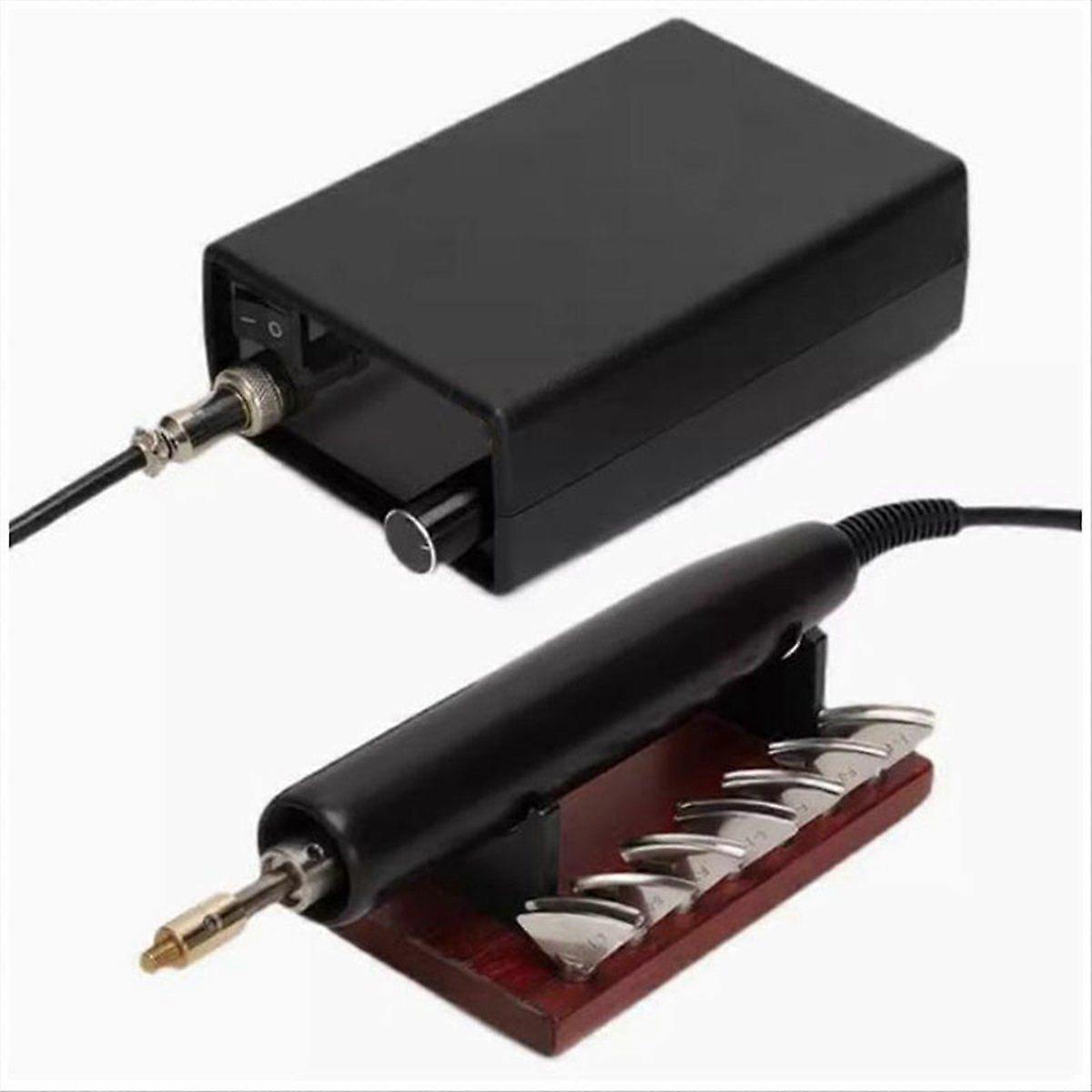 1 Set Digital Temperature Control Leather Edge Folding G&C Electric Leather Creasing Machine with 7