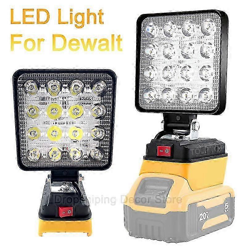 Cordless LED Work Light for Outdoor Camping Emergency Flood Lighting
