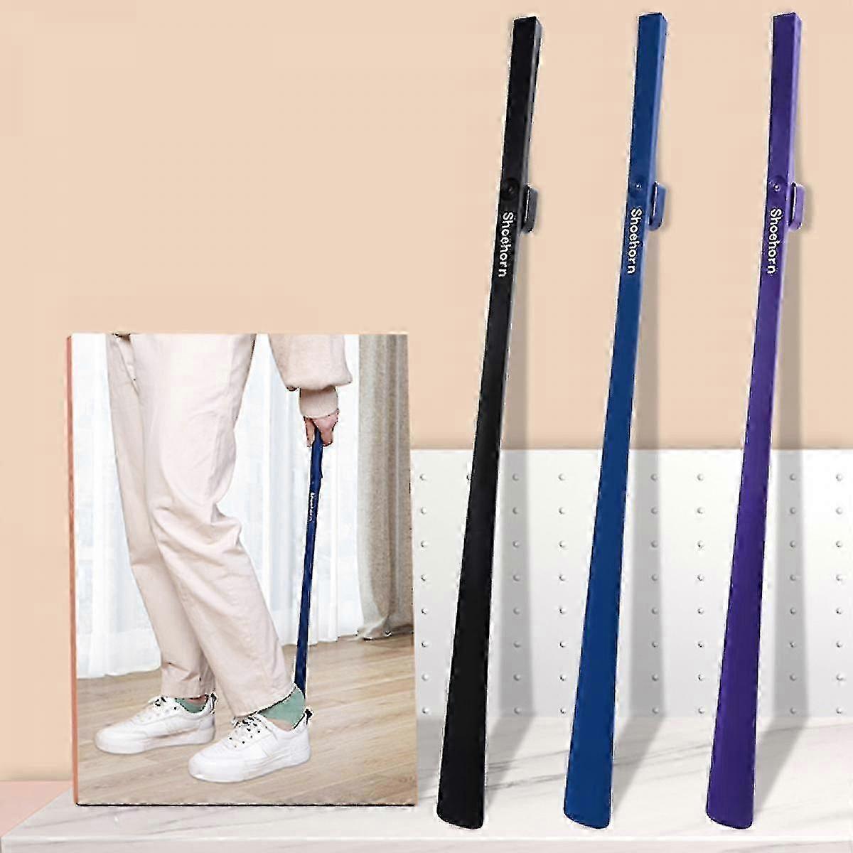 حذاء القرن المغناطيس سحب رافع الأحذية بمقبض طويل