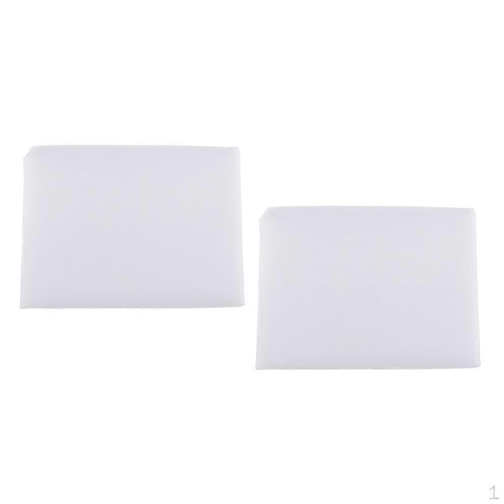 2 Pieces Insert Non-woven Fleece Line Fixable, on Side 100cm for Bags, Clothes