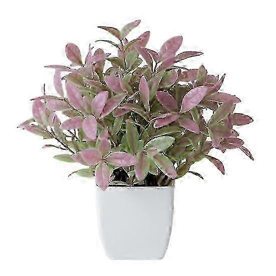 Simulation Plant Mini Easy to Maintain Weather-resistant Realistic No Watering Decorative Multicolor Table Centerpiece Potted Artificial Plant Living
