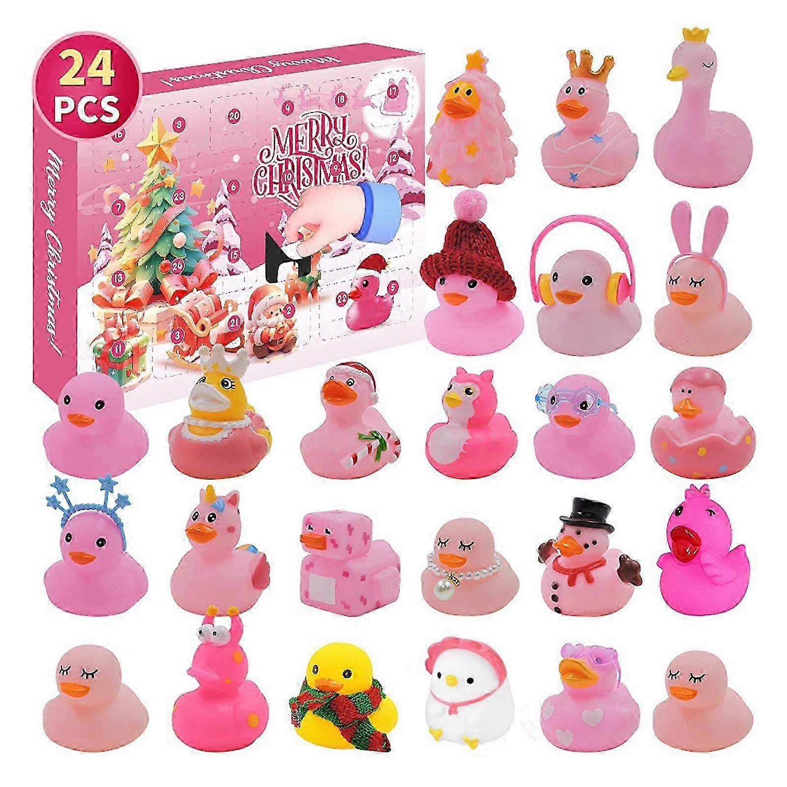 Rubber Ducks Advent Calendar for Christmas Countdown Party Supplies