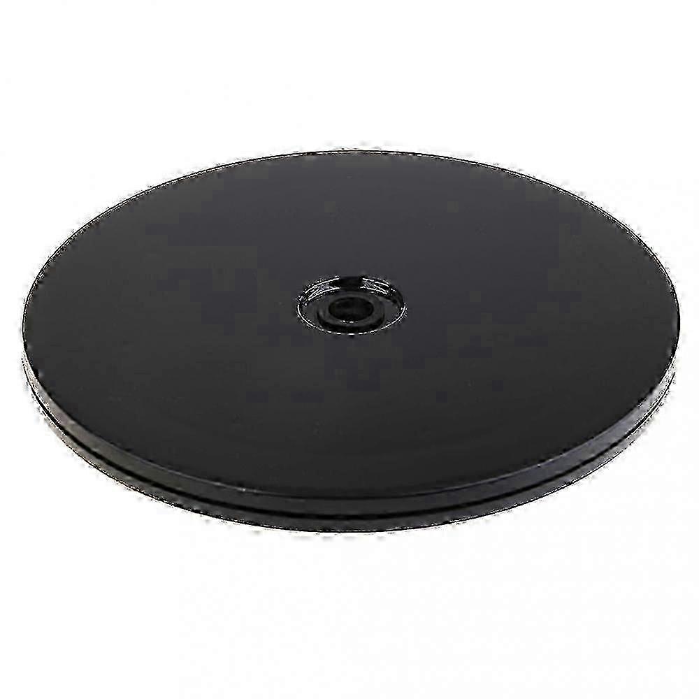 Turntable Plate Rotating Disc Base Turn Table Display Accessory 8'' Black LKE