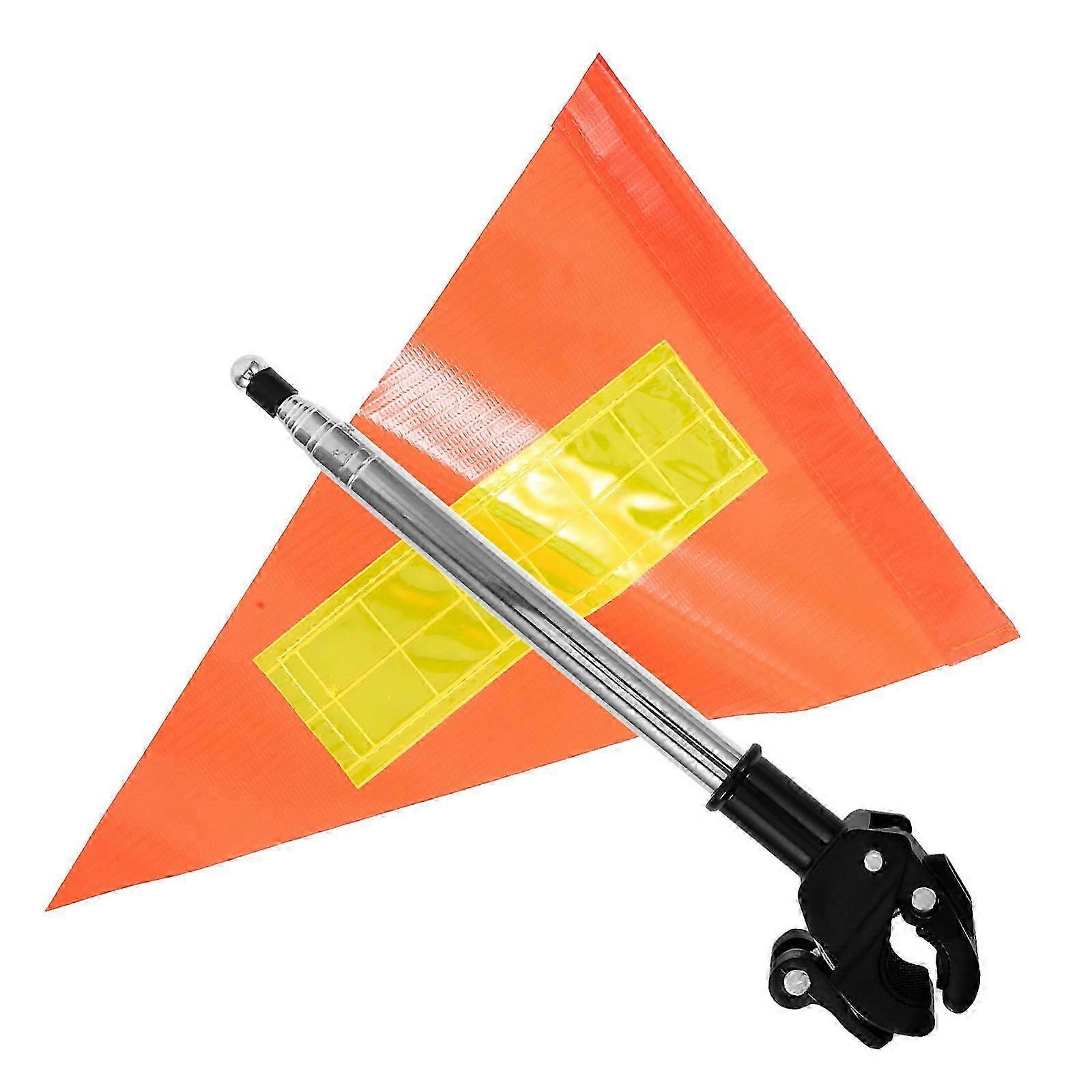 for Retractable Reflective Safety Flag for Wheelchairs