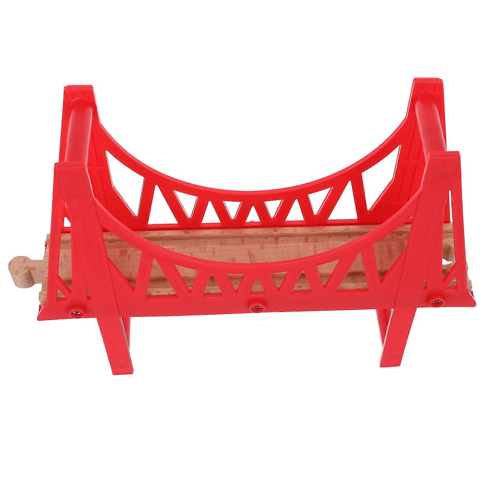 Wooden Train Track Bridge for Kid Durable Accessories