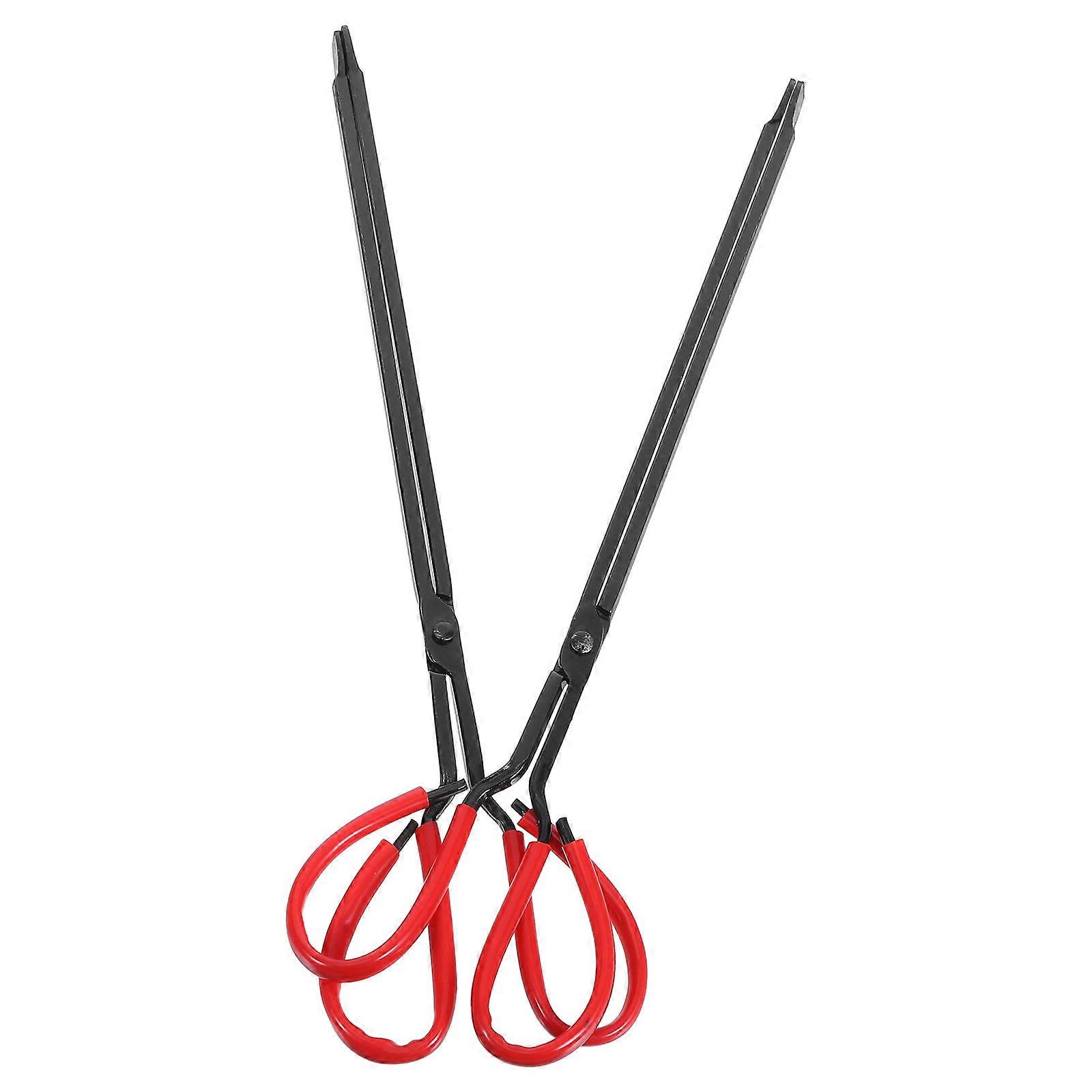 Lightweight Iron Trash Tongs for Home Use Long Reach Garbage Picker Tool 45 cm