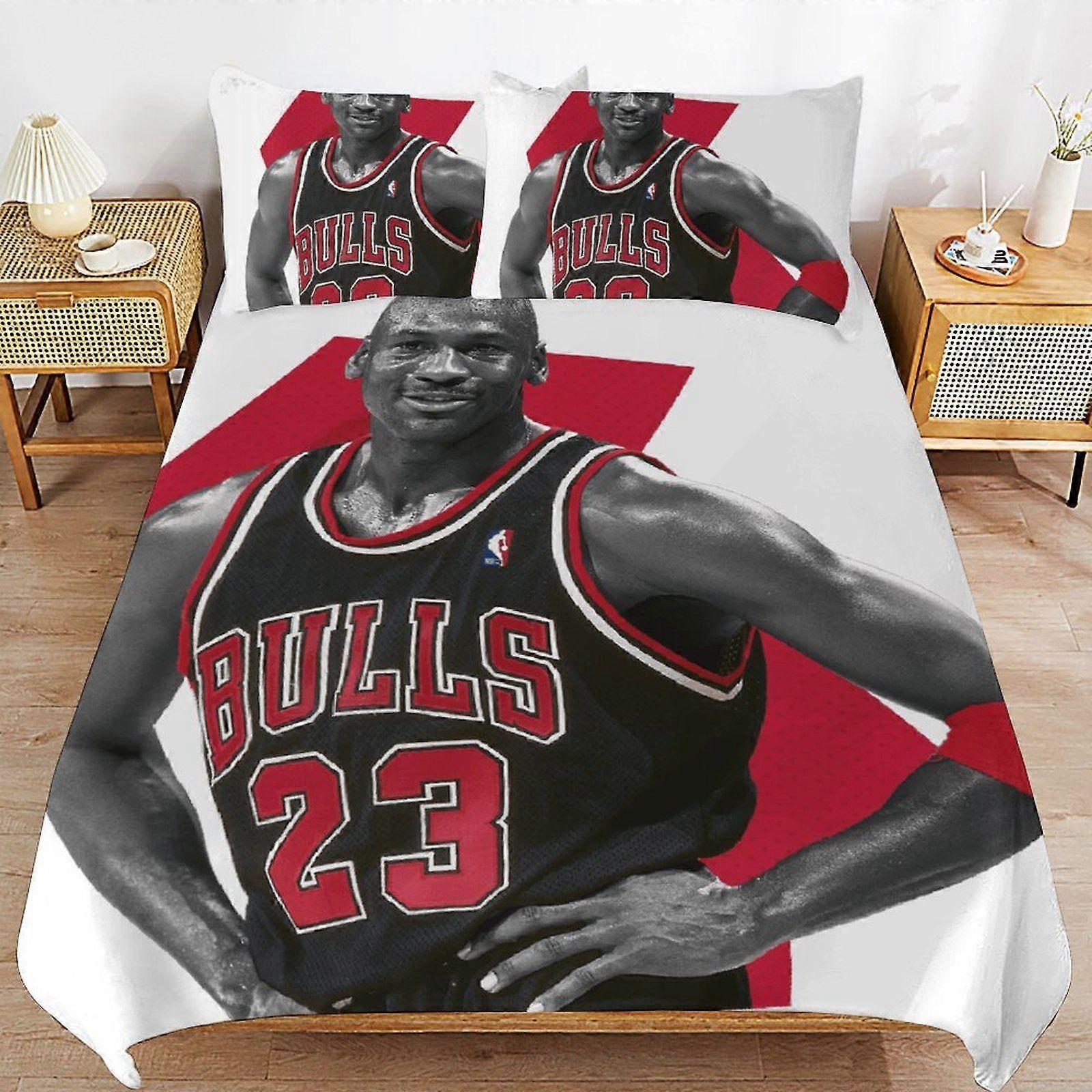 1978BF Michael Jordan Skånsom tekstur Maskinvaskbart sengetøy Essentials Mykt dynetrekksett for hjemmet CF1978