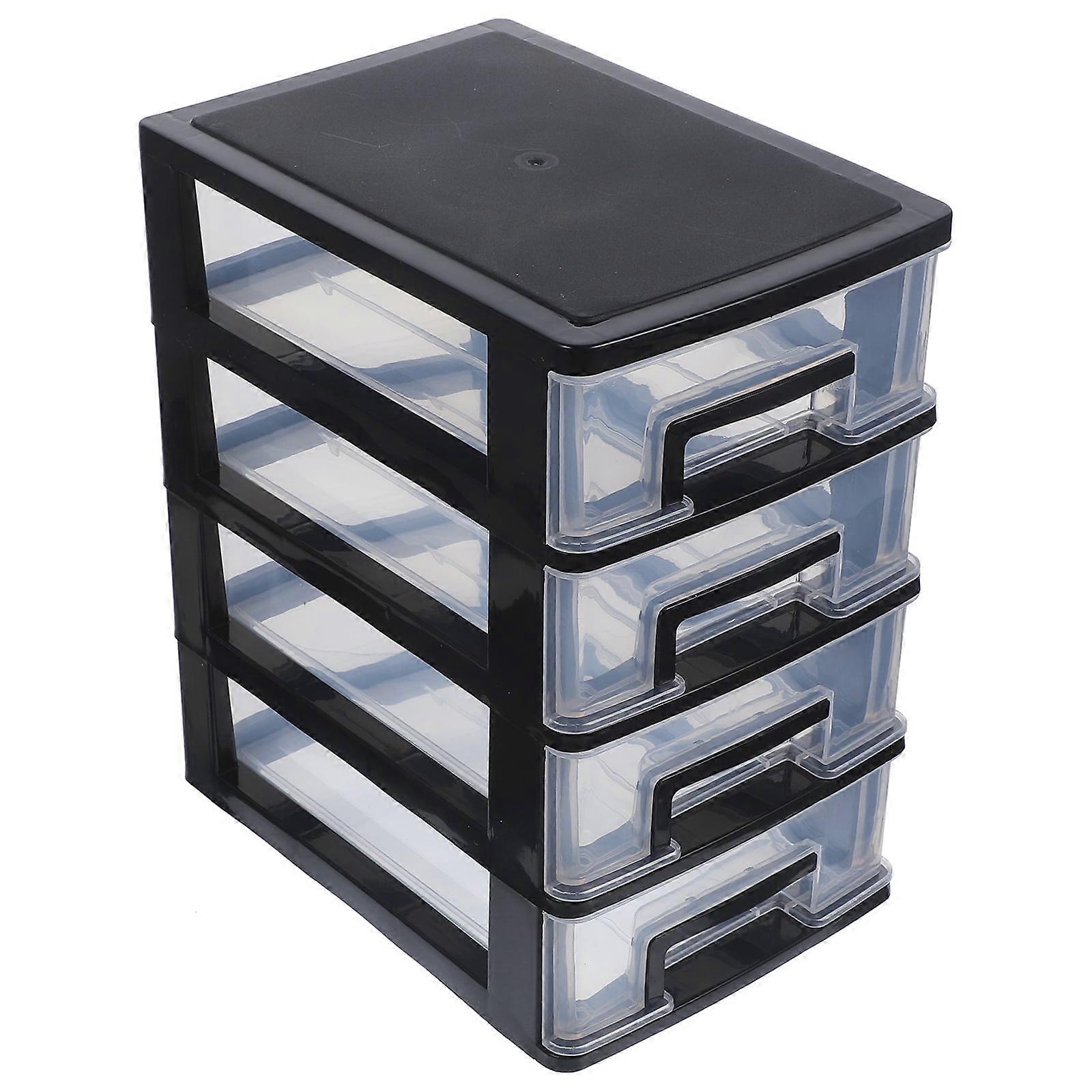 3-Drawer Plastic Storage Cabinet for Home and Office